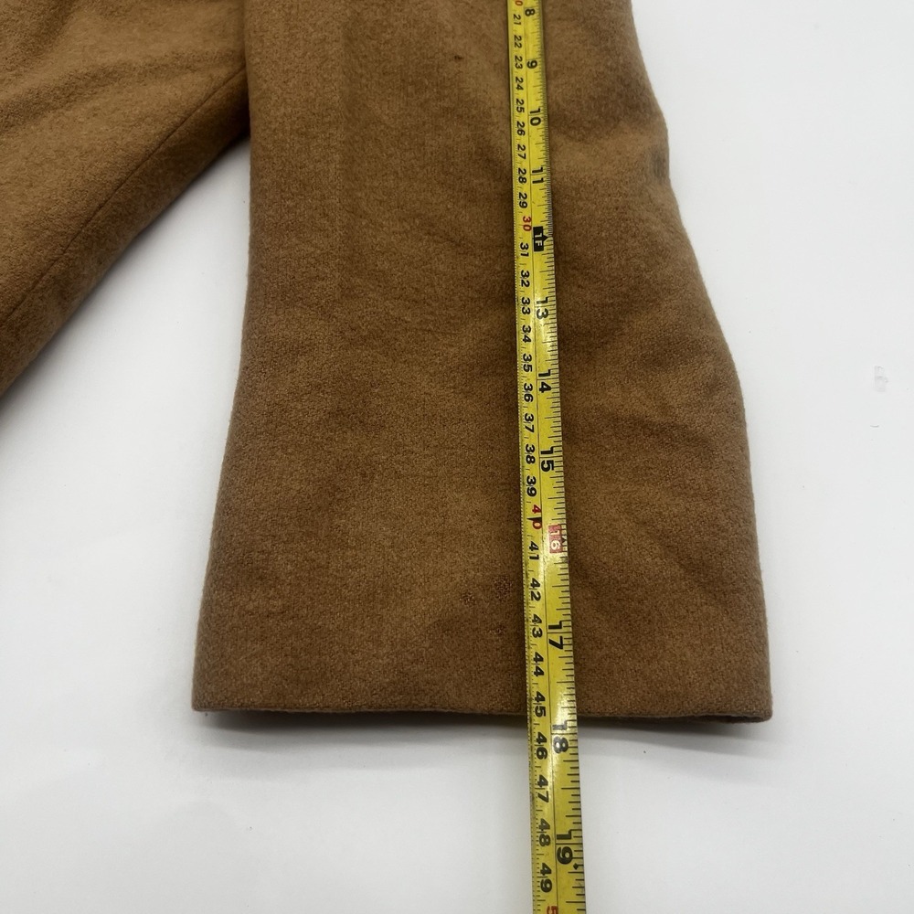 Vintage Saks Fifth Avenue 100% Camel Hair Skirt Suit‎ Tan Cropped Jacket 2pc Set - Picture 16 of 16